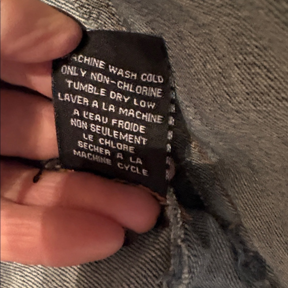 Distressed Blue Jean Jacket - Picture 11 of 11